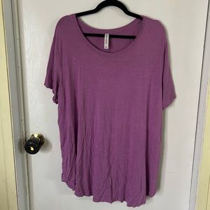 3x Zenana Premium Lilac Purple Shirt